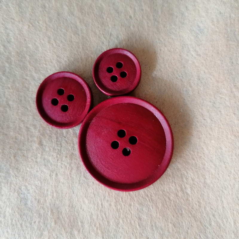 Bottone con motivo 3d in rosa e strass BOTTONE LEGNO gioielli bottone button 